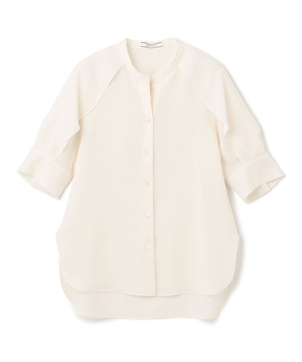 BEIGE， HYACINTH / スタンドカラーブラウス 