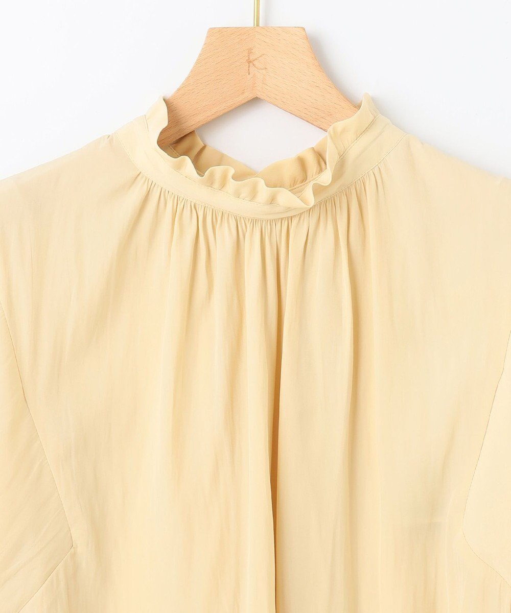 組曲 S 【前後着用可】ギャザーライトデシン ブラウス 