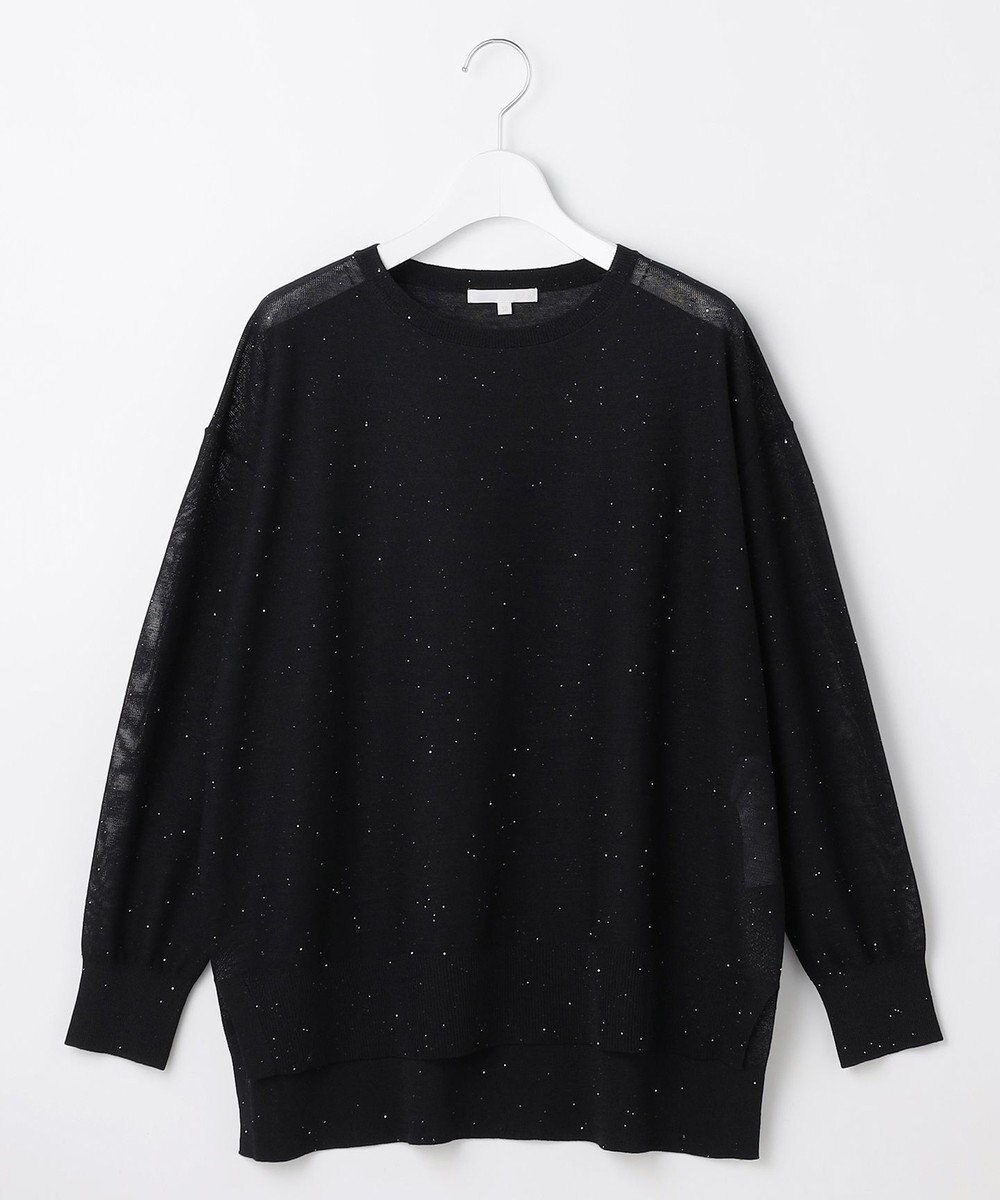 自由区 S 【カタログ掲載】ファインゲージスパングルプルオーバー ニット 