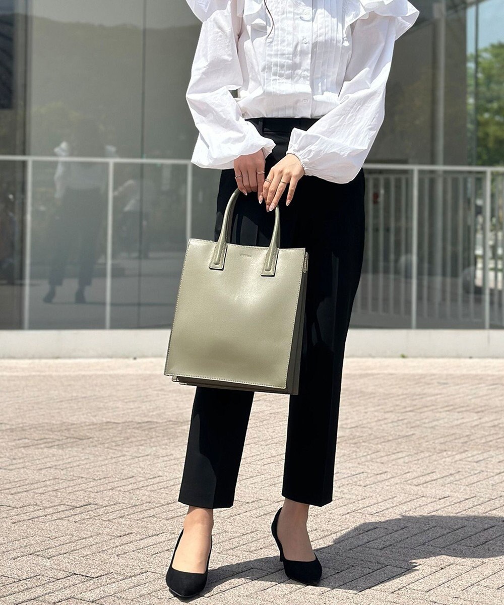 LA BAGAGERIE 【MONICA】アコーディオンスクエアトートM 