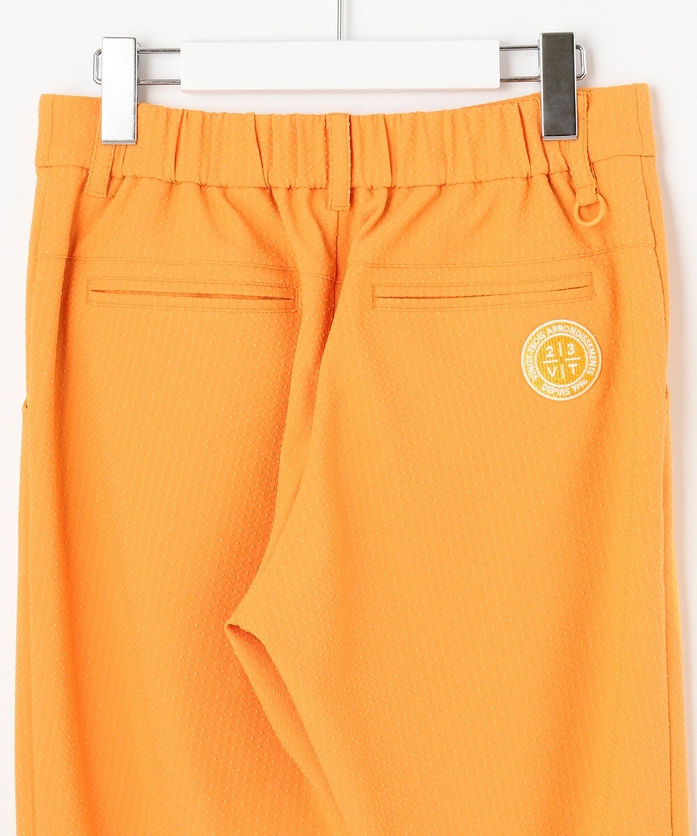 23区GOLF 【WOMEN】【洗える】ドットジャガード テーパードパンツ 