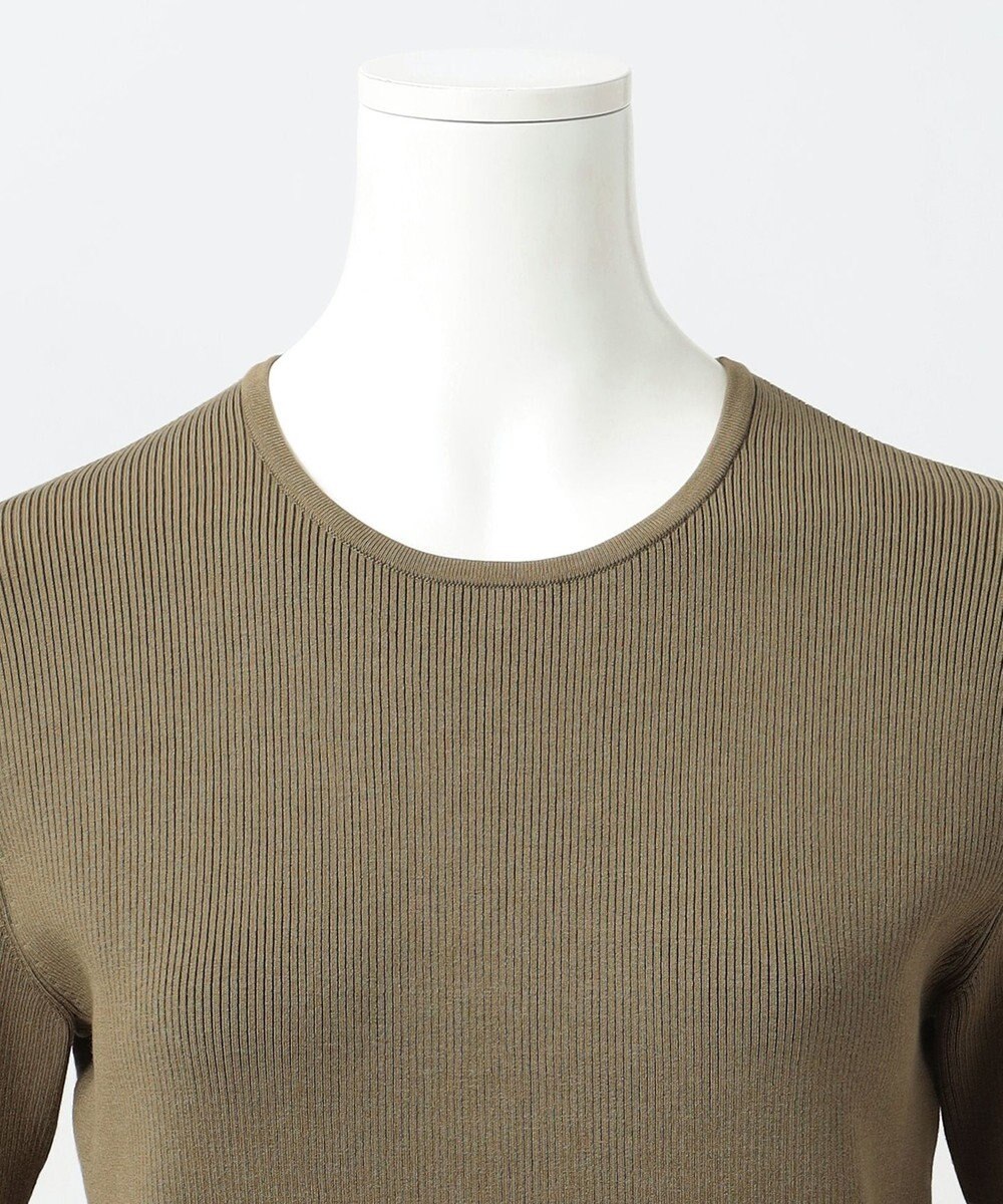 23区 【エステータ】コットンシルク 5分袖ニット 