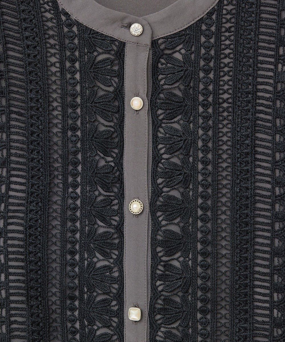 Green Parks ・ＥＬＥＮＣＡＲＥ　ＤＵＥ　フロントレースブラウス 