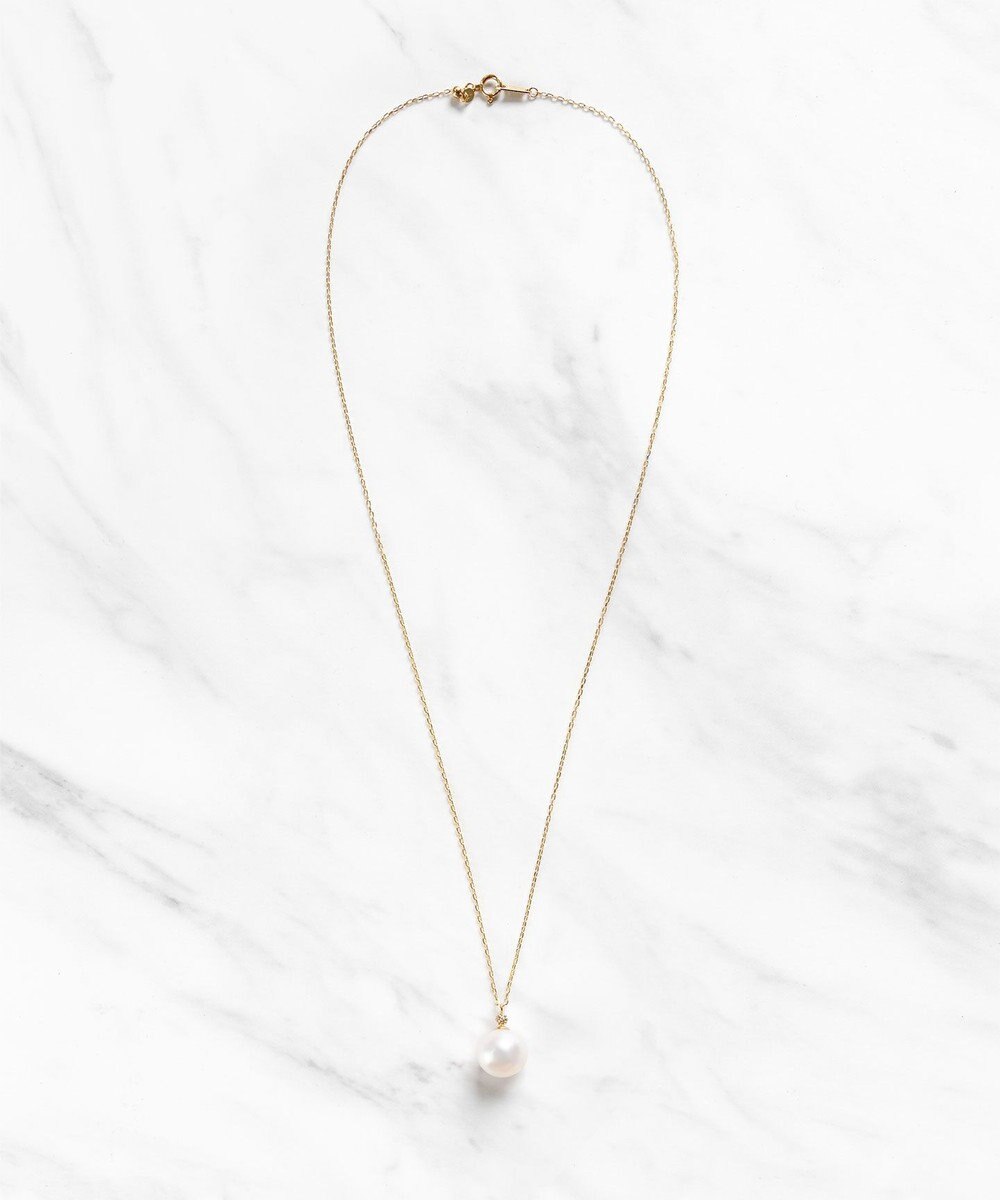 TOCCA 【WEB限定】NOBLE PEARL NECKLACE K10淡水パール ダイヤモンド ネックレス 
