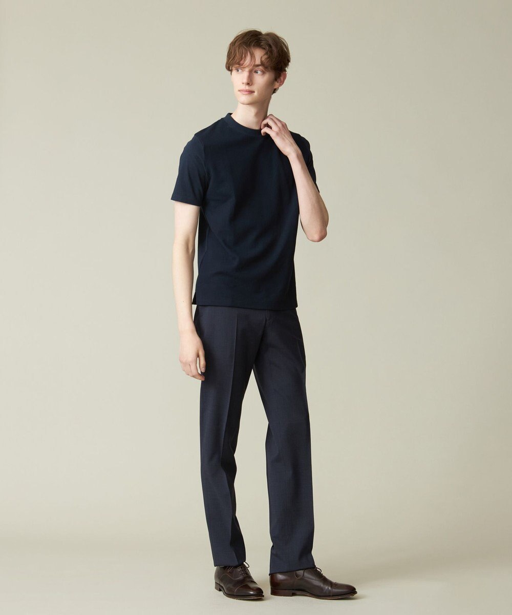 J.PRESS MEN 汗ばむ夏の最適解Tシャツ【UVカット / 接触冷感 】【J.PRESS PREMIUM JERSEY】無地コットン Tシャツ 