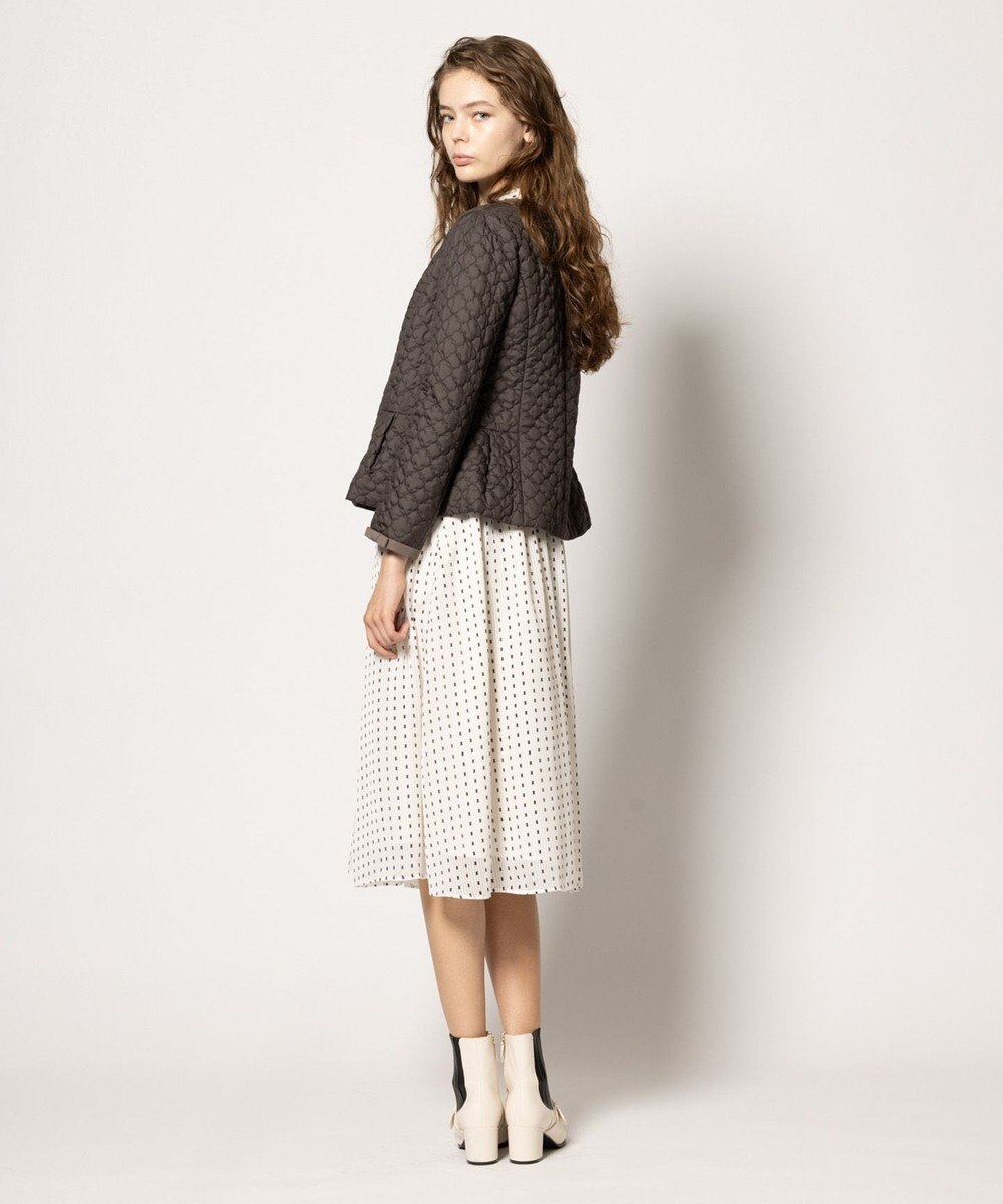 TOCCA 【消臭・洗える】CLOVER CARPET キルト中綿ショートコート 