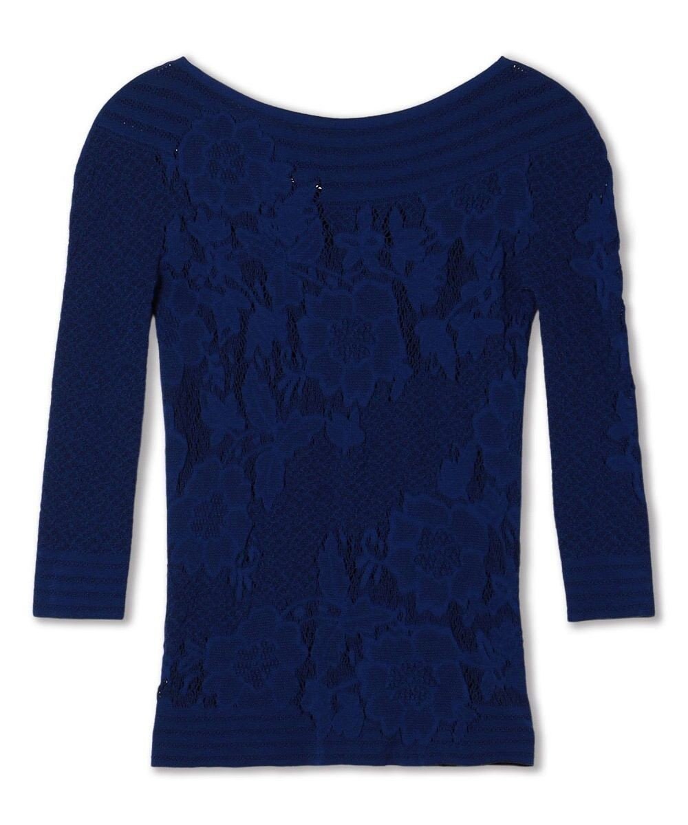 Chacott 【ノーソーイングニット】リバーシブルボートネックトップ 