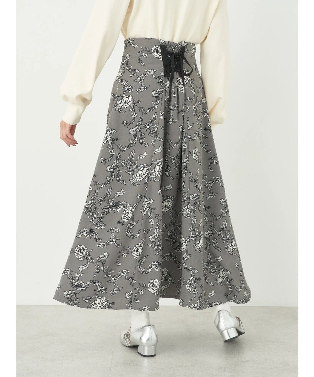 earth music&ecology バックレースアップスカート 