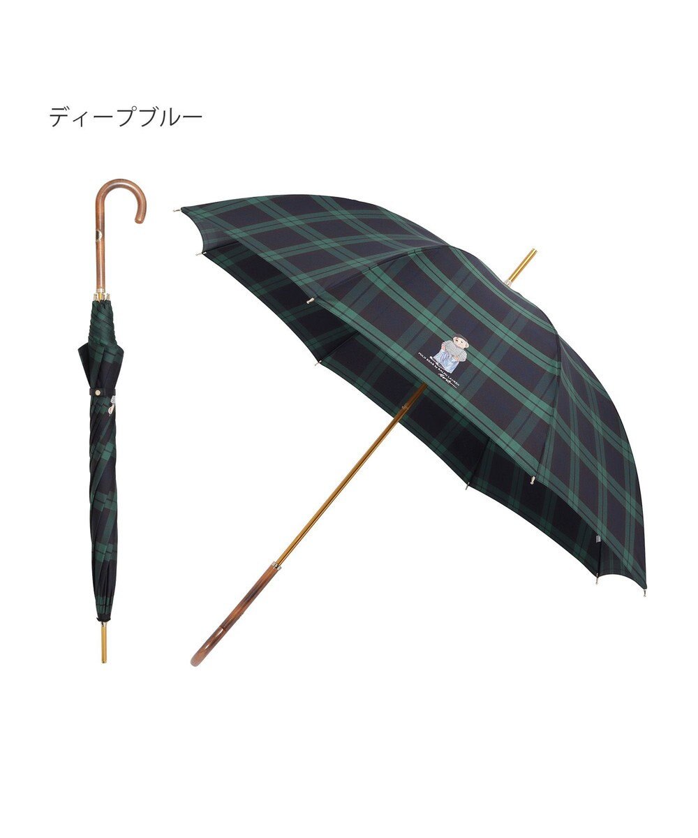 MOONBAT 【雨傘】POLO RALPH LAUREN（ポロ ラルフローレン）チェック ポロベア ワンポイント 長傘 