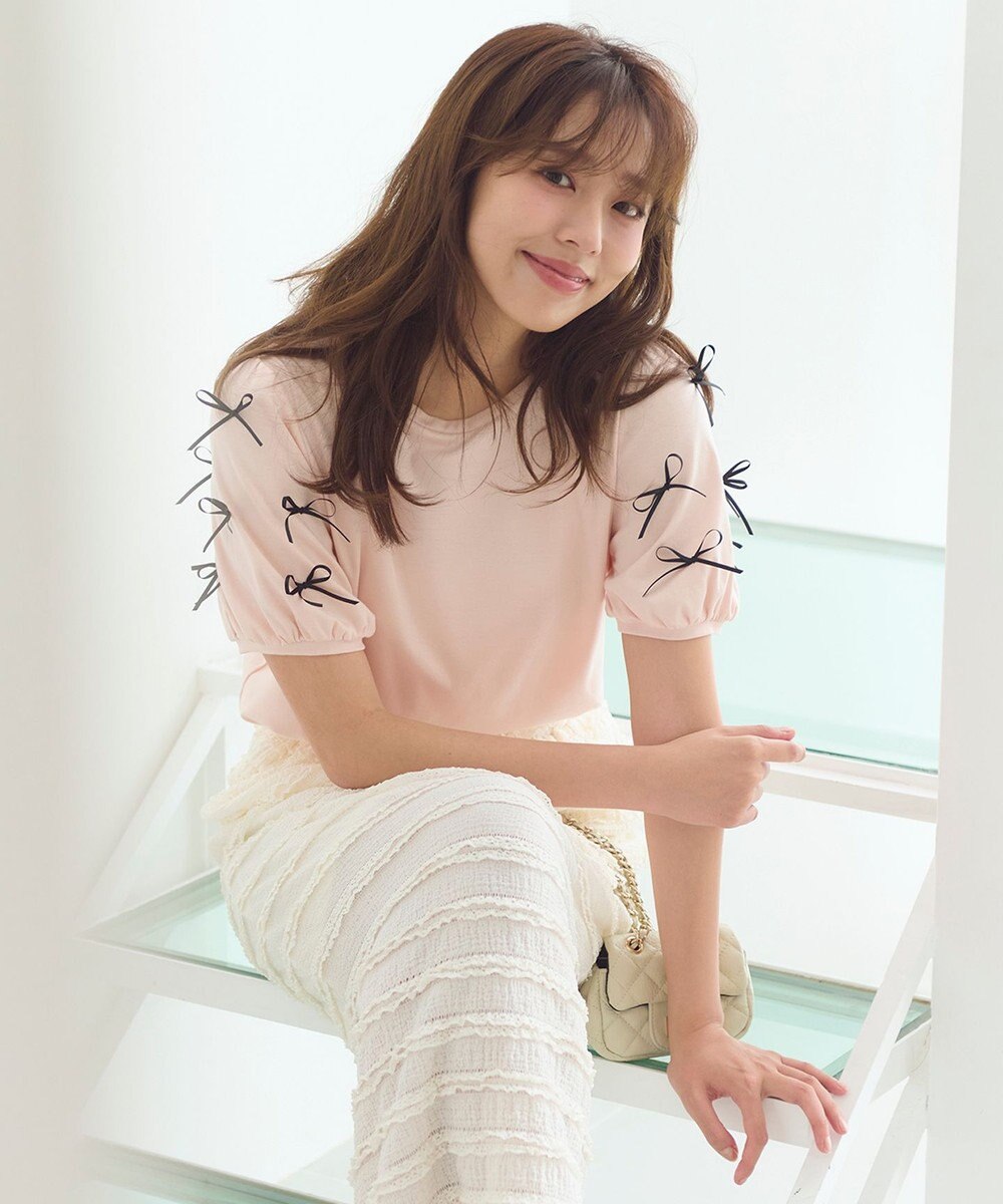 Feroux 【洗える】カットフリルＩラインスカート 