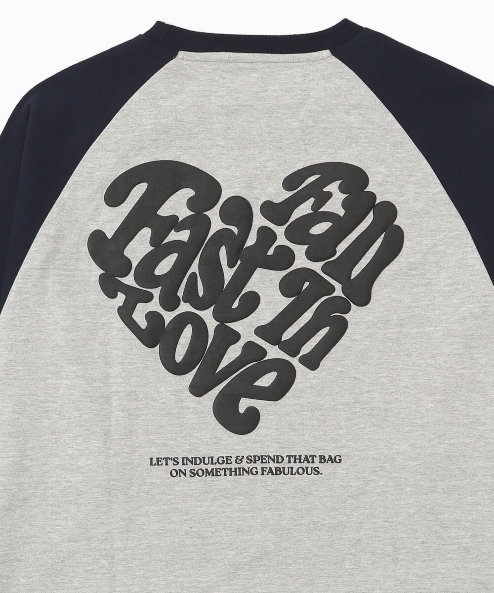 WEGO ラグランハートグラフィックT（LS） 