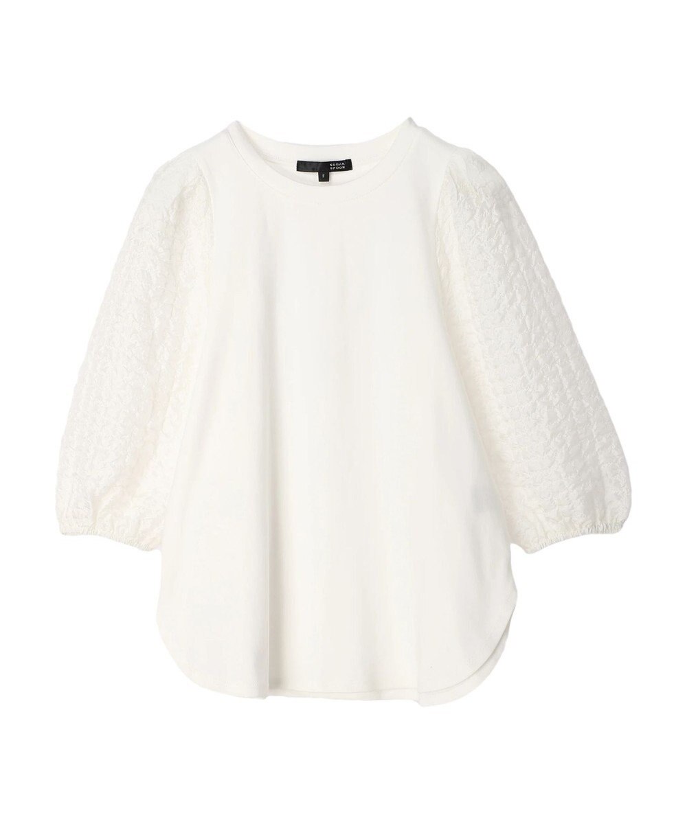 Green Parks ・ＳＵＧＡＲ　ＳＰＯＯＮ　シャーリング袖プルオーバー 