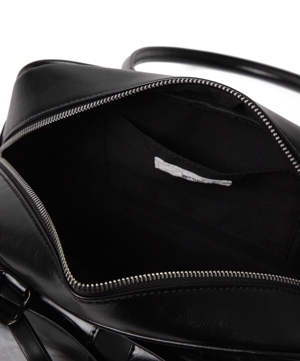 WEGO リボン付きボストンバッグ 