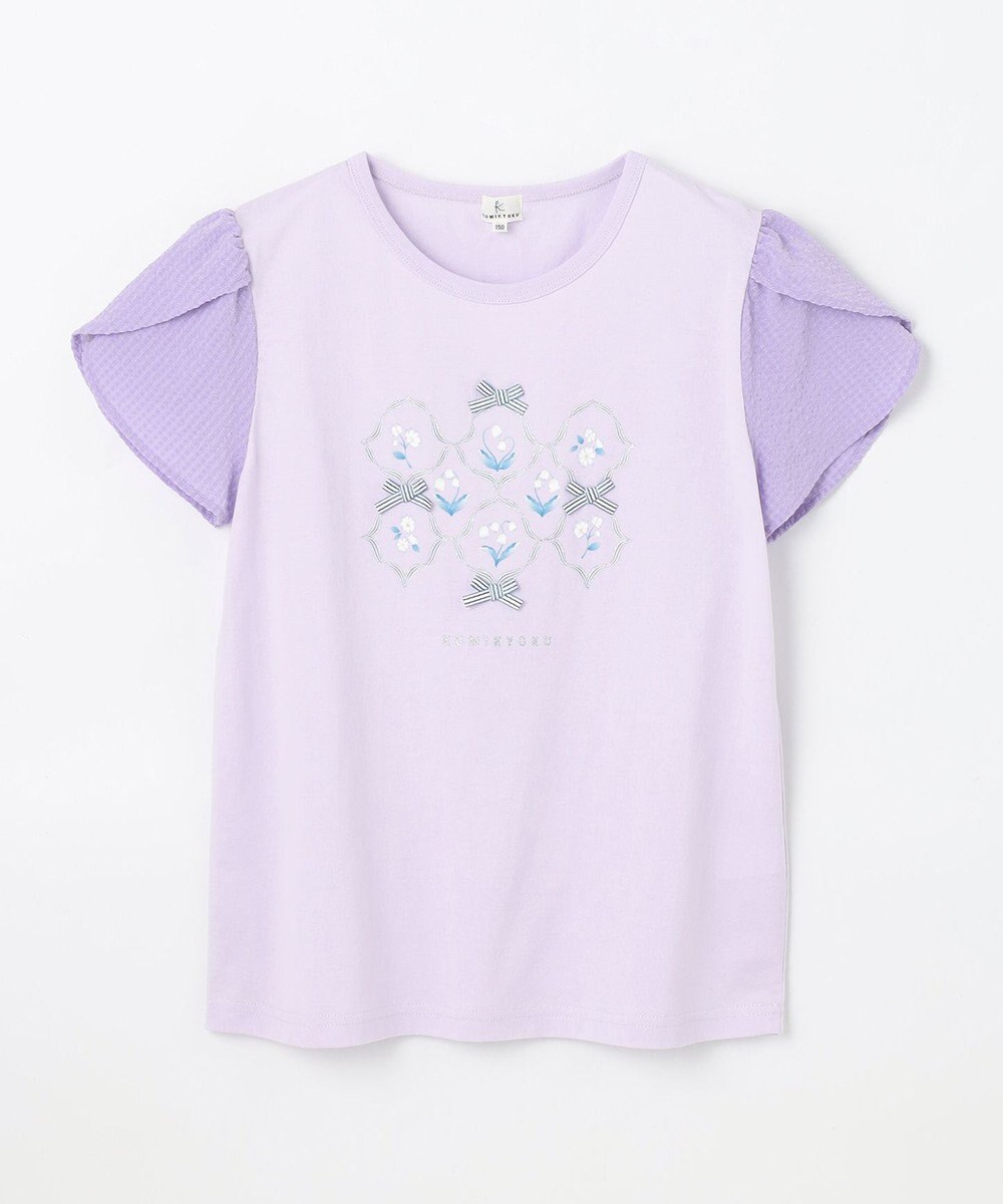 組曲 KIDS 【150-160㎝】スズランプリント Tシャツ 