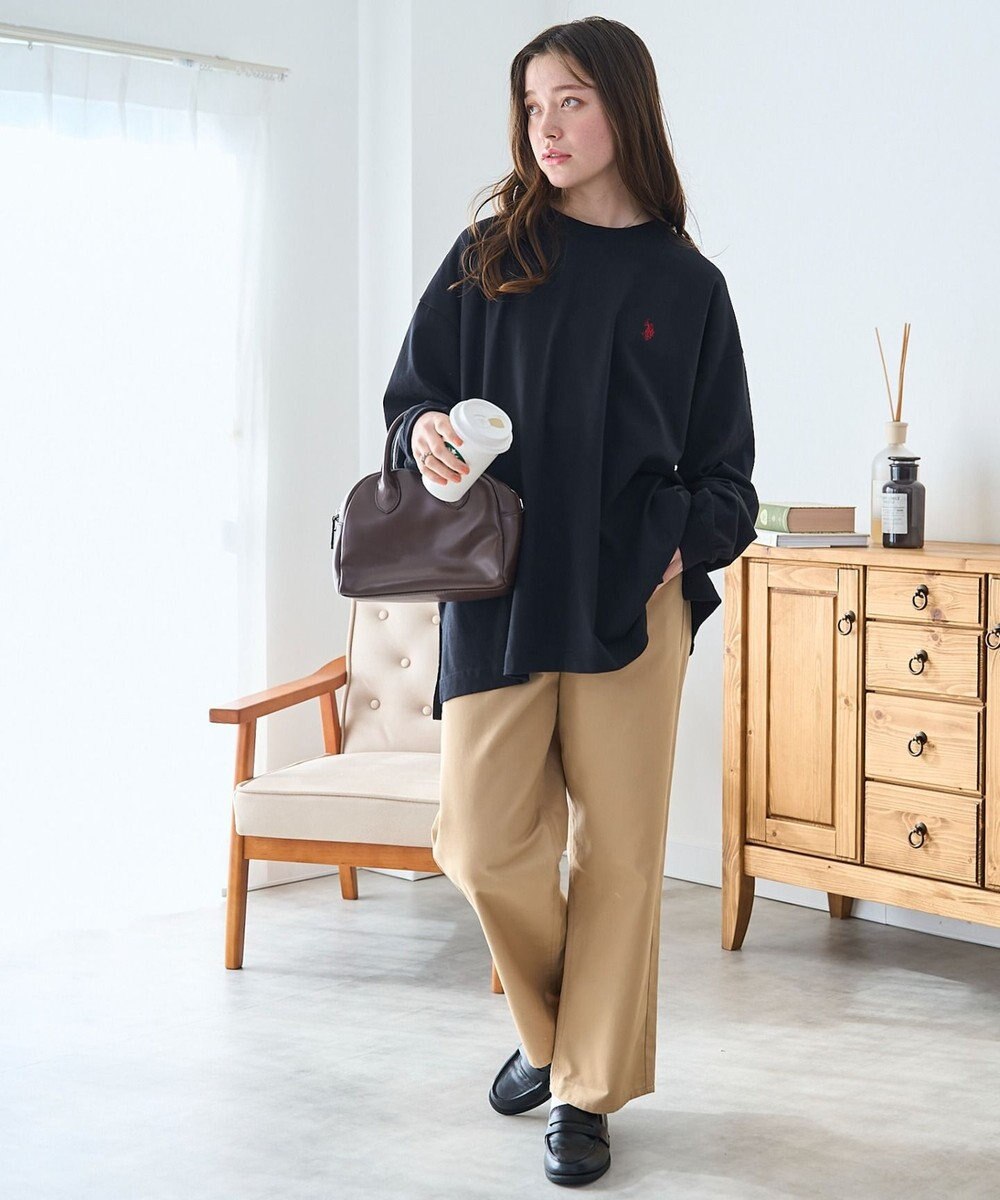 WEGO 【ユニセックス着用ITEM/MLサイズ展開】U.S. POLO ASSN.ワンポイント刺繍LST 