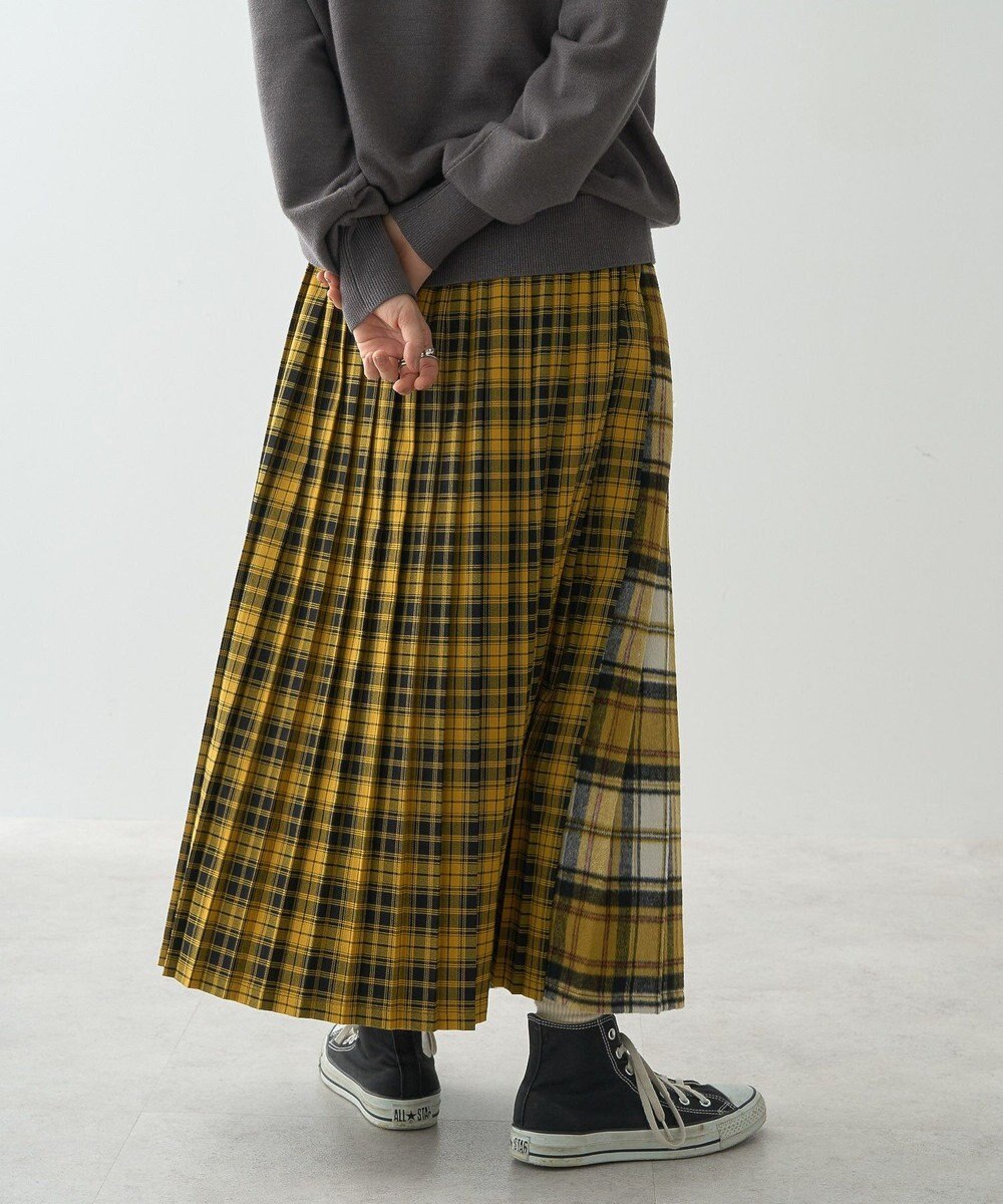 AMERICAN HOLIC シャギーチェックプリーツスカート 