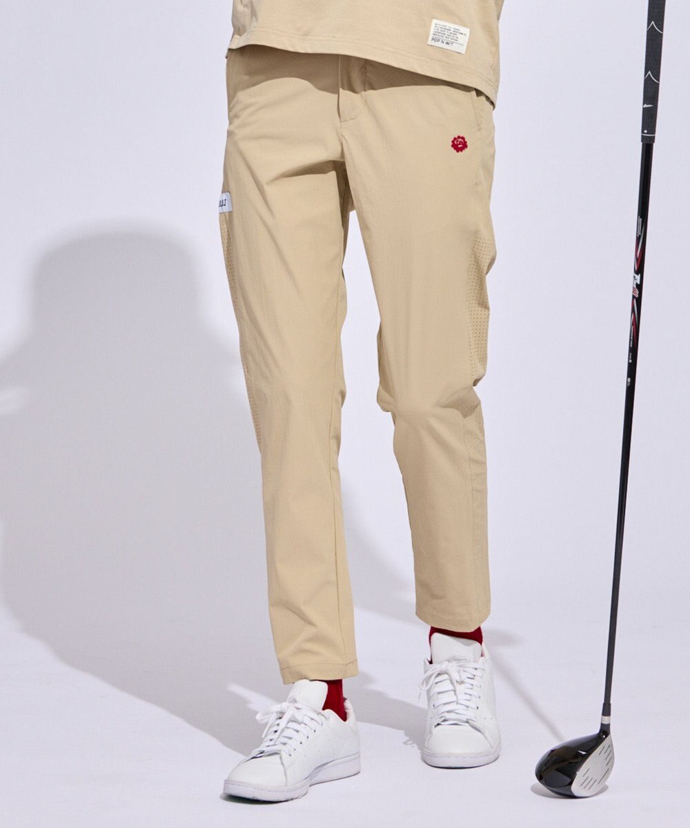 PW CIRCULUS 【WOMEN】サイドパンチング テーパードパンツ ゴルフウェア レディース 