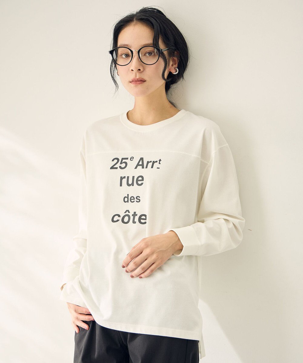 ANY L フットボールロングスリーブＴシャツ 