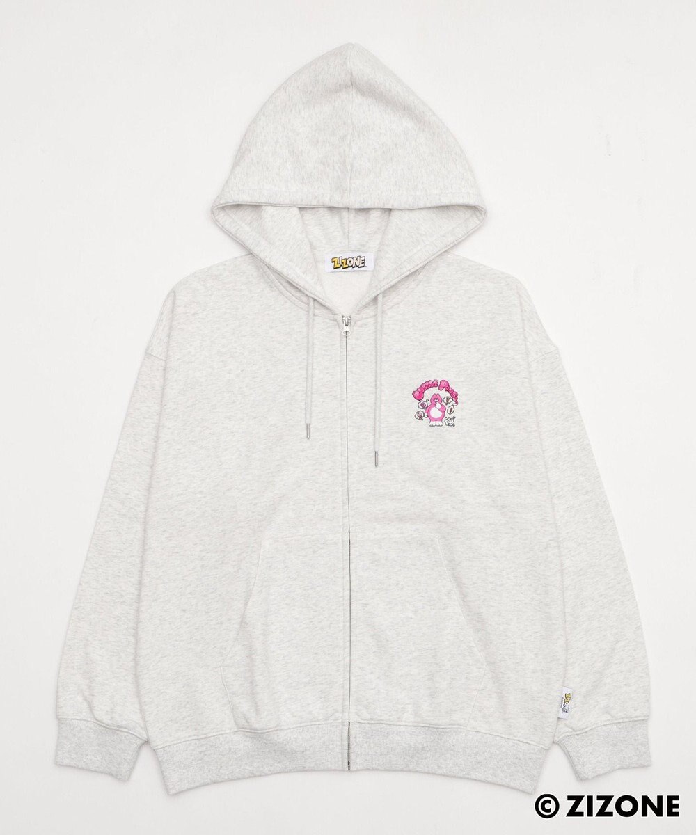 WEGO 【ユニセックス着用ITEM】別注ZIZONEグラフィックZIPパーカー 