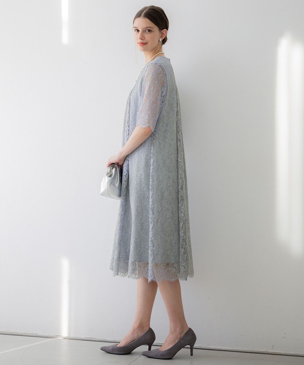 23区 【APPLAUDIR】ブライトフラワーレース ドレス 