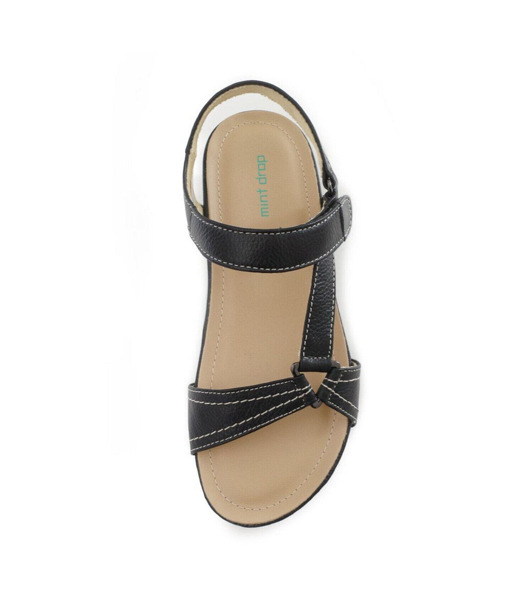 Pointer 天然皮革 本革ストラップサンダル 