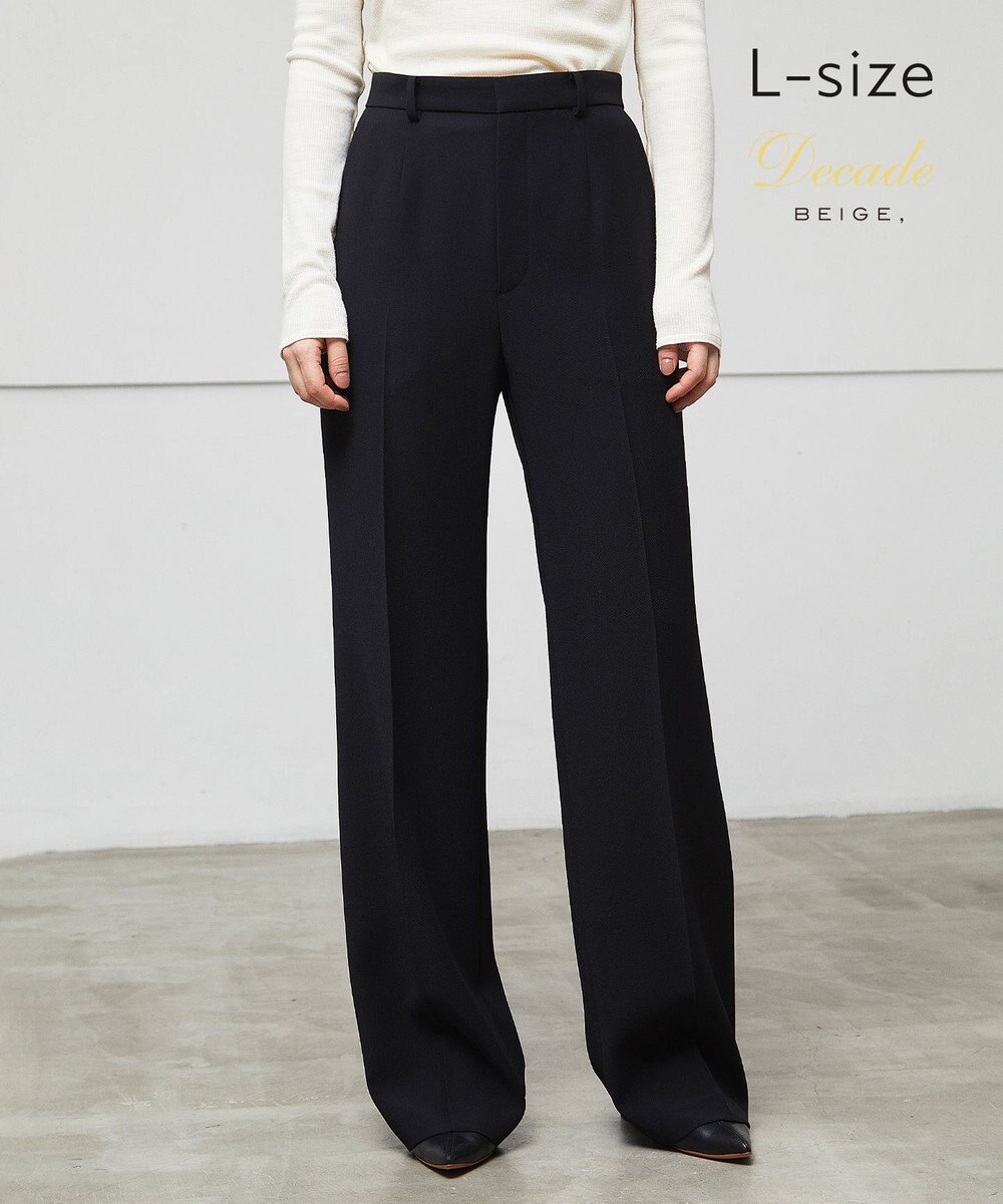 BEIGE， 【洗える・L-size】ALAINA / ワイドストレートパンツ 