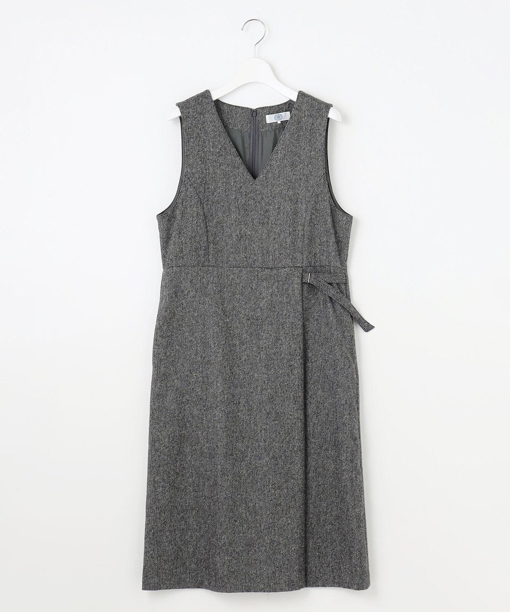 J.PRESS LADIES L 【WEB限定カラーあり】ツイードツイル ジャンパー ドレス 