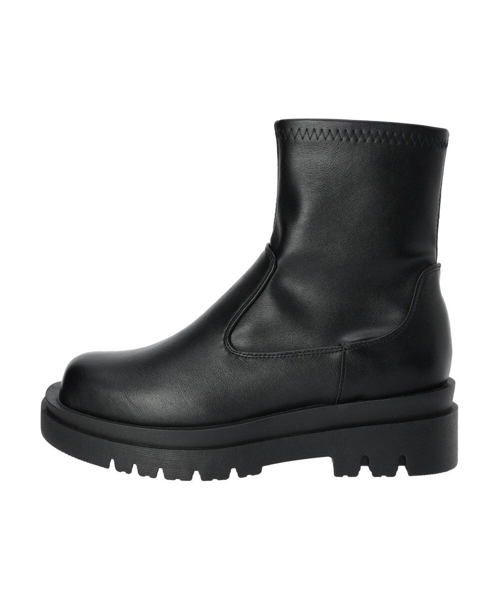 Green Parks ・ＬＥＮＡ　ストレッチ厚底ショートブーツ 