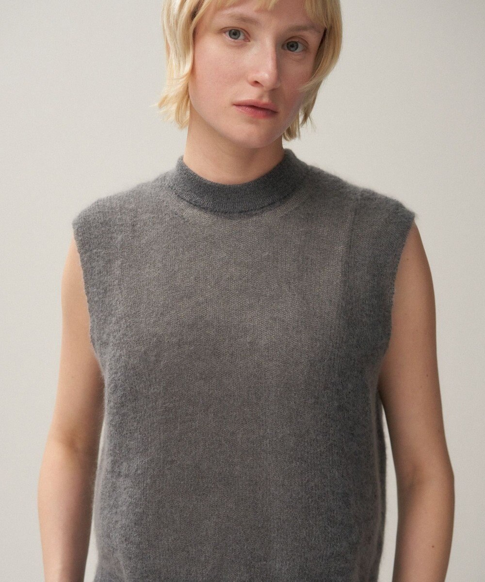 ATON SUPER KID MOHAIR | クルーネックベスト 