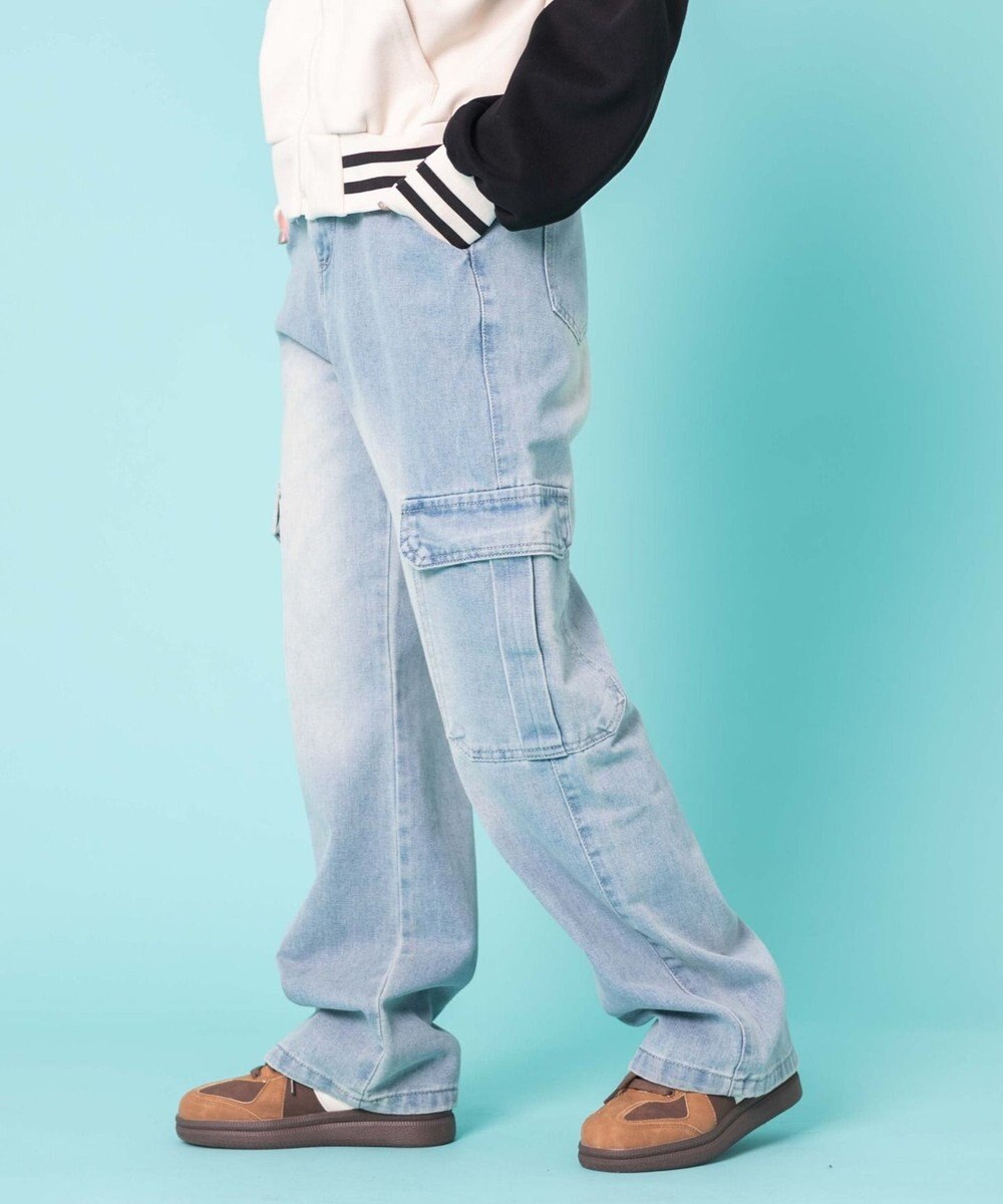 WEGO ワイドカーゴデニム 