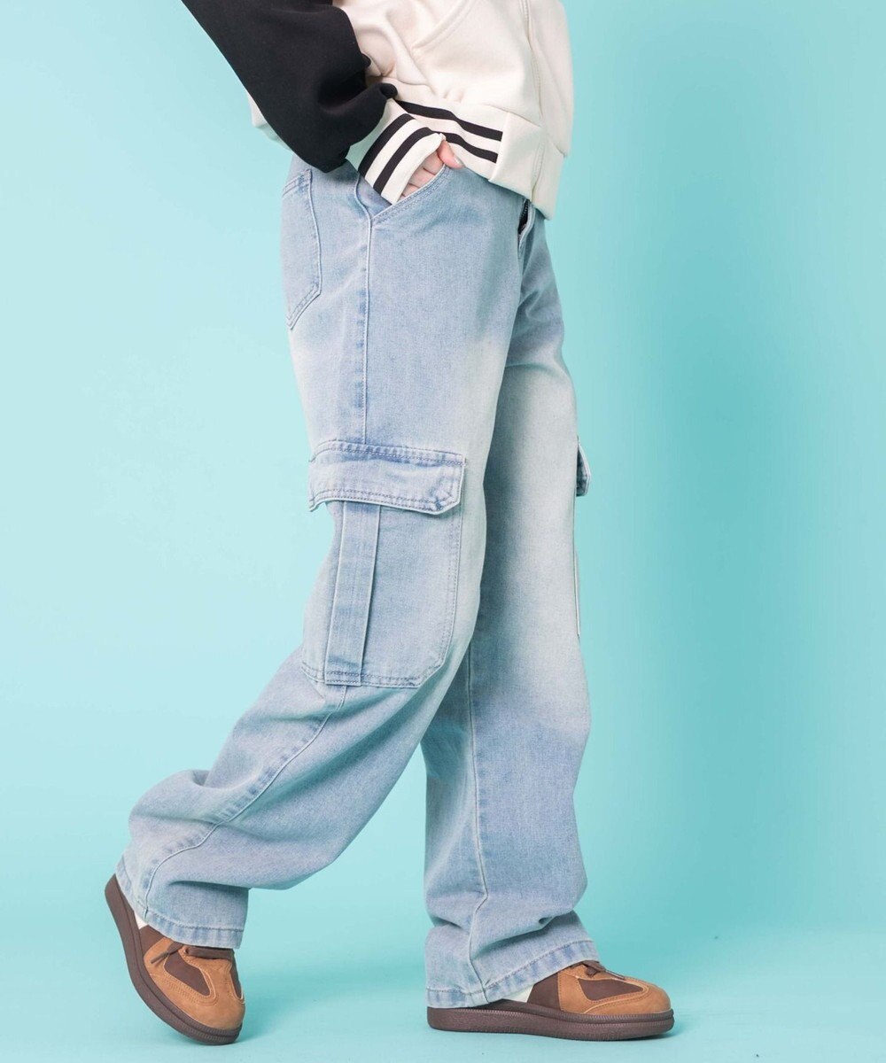 WEGO ワイドカーゴデニム 