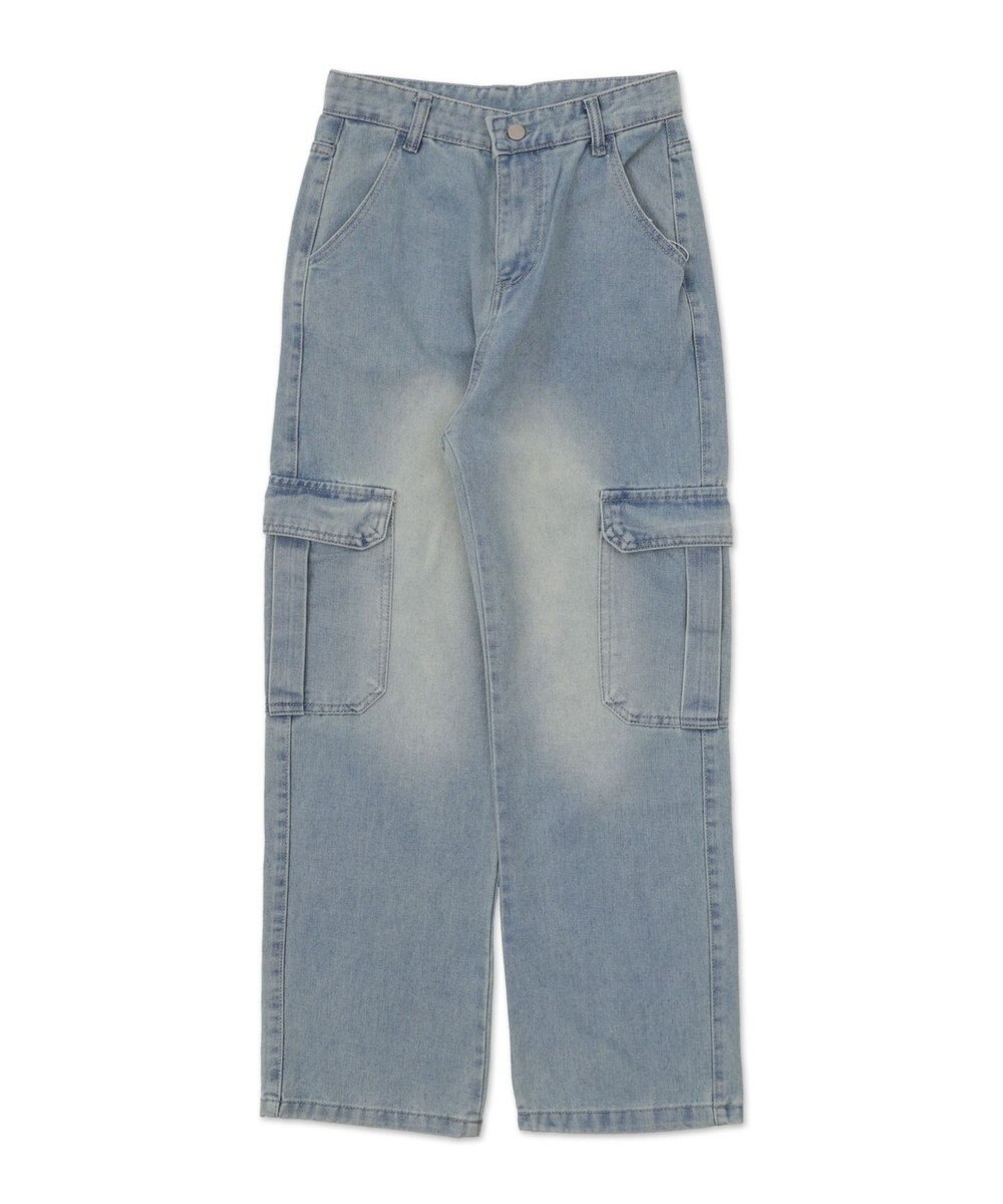 WEGO ワイドカーゴデニム 