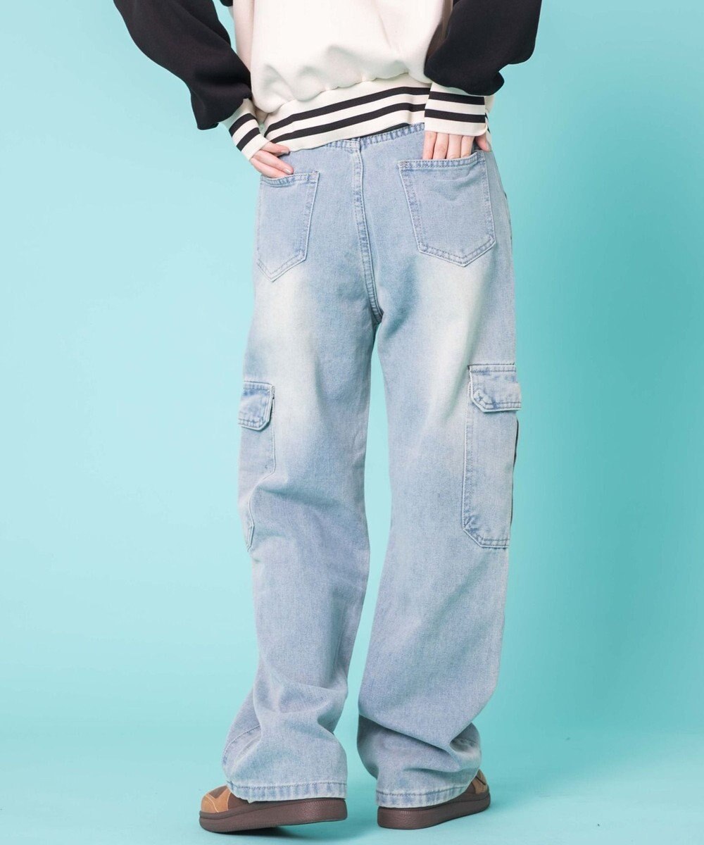 WEGO ワイドカーゴデニム 
