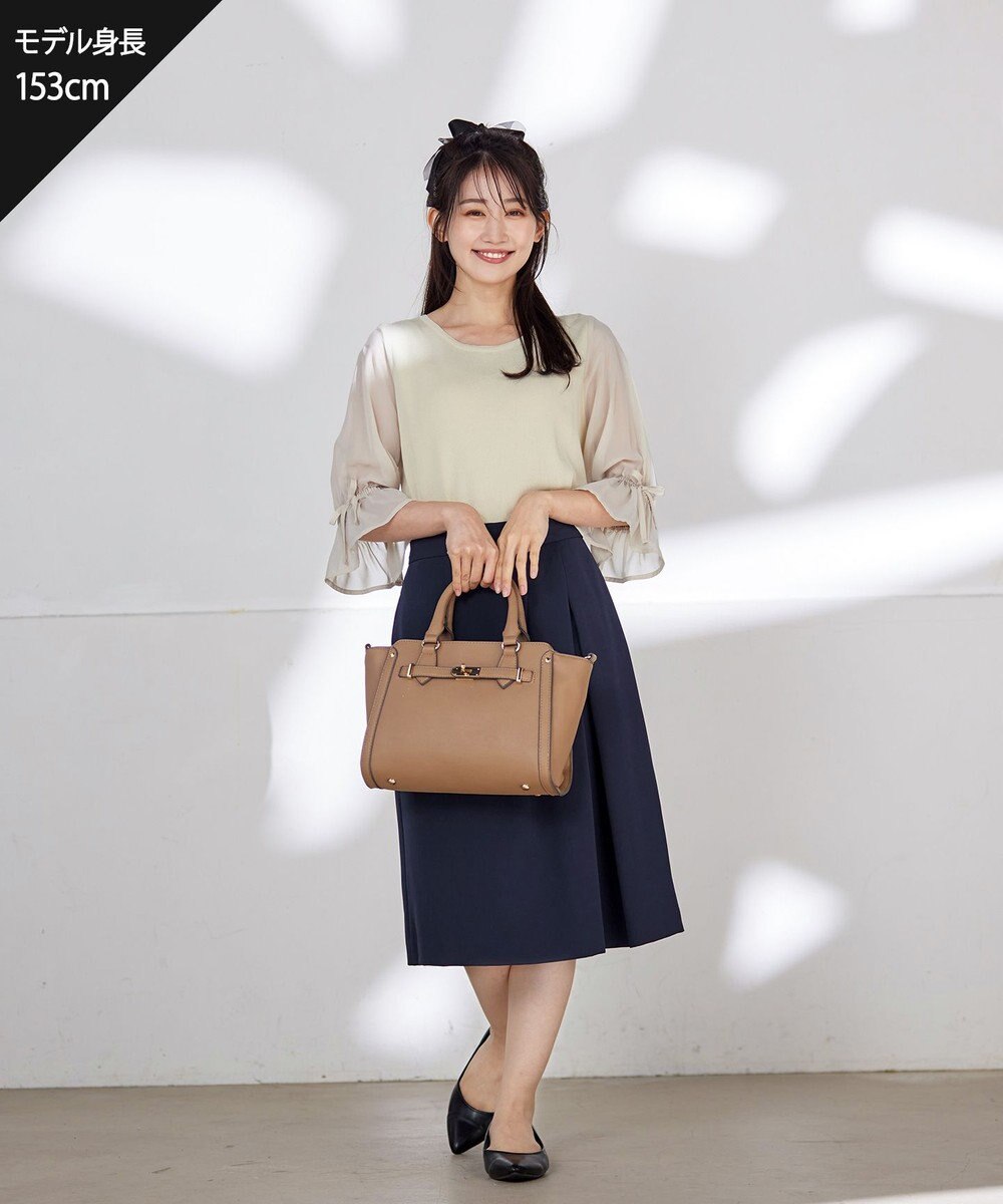 Tiaclasse 【ダブルクロス・洗える】アシメタックスカート 