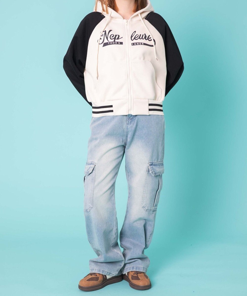 WEGO ワイドカーゴデニム 