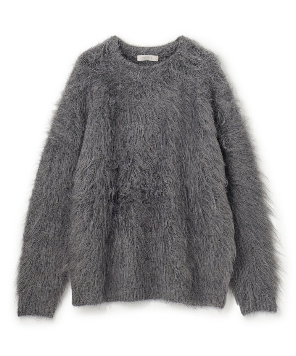 UNFILO MENS 【男女兼用】シャギー クルーネックニット 