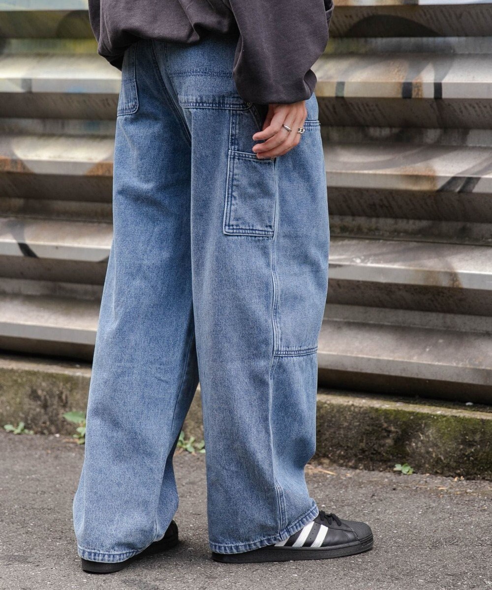 WEGO ワーカーズダブルニーパンツ 