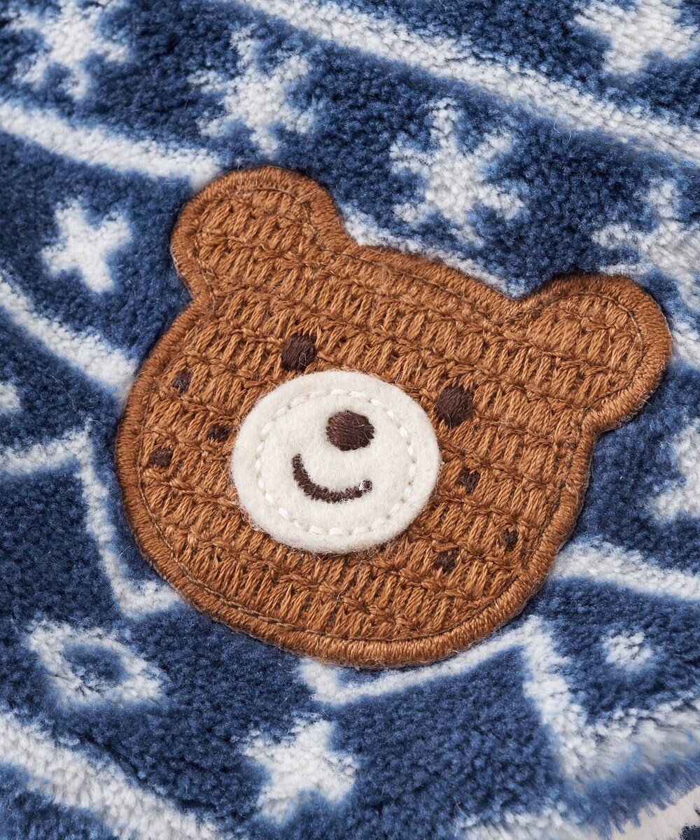 MIKI HOUSE HOT BISCUITS 【42-46cm】ぼん天付フリース素材の帽子 