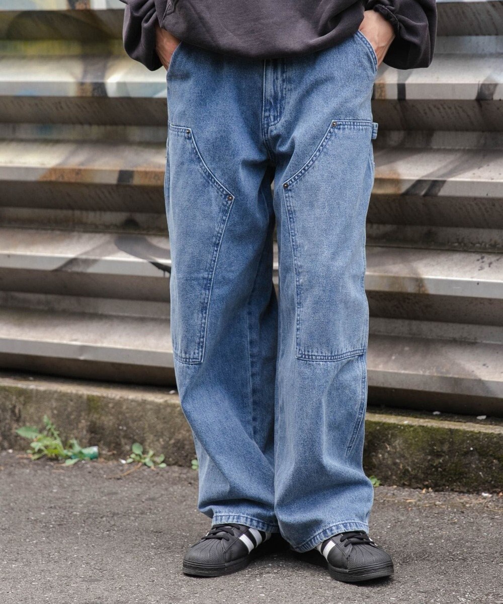 WEGO ワーカーズダブルニーパンツ 