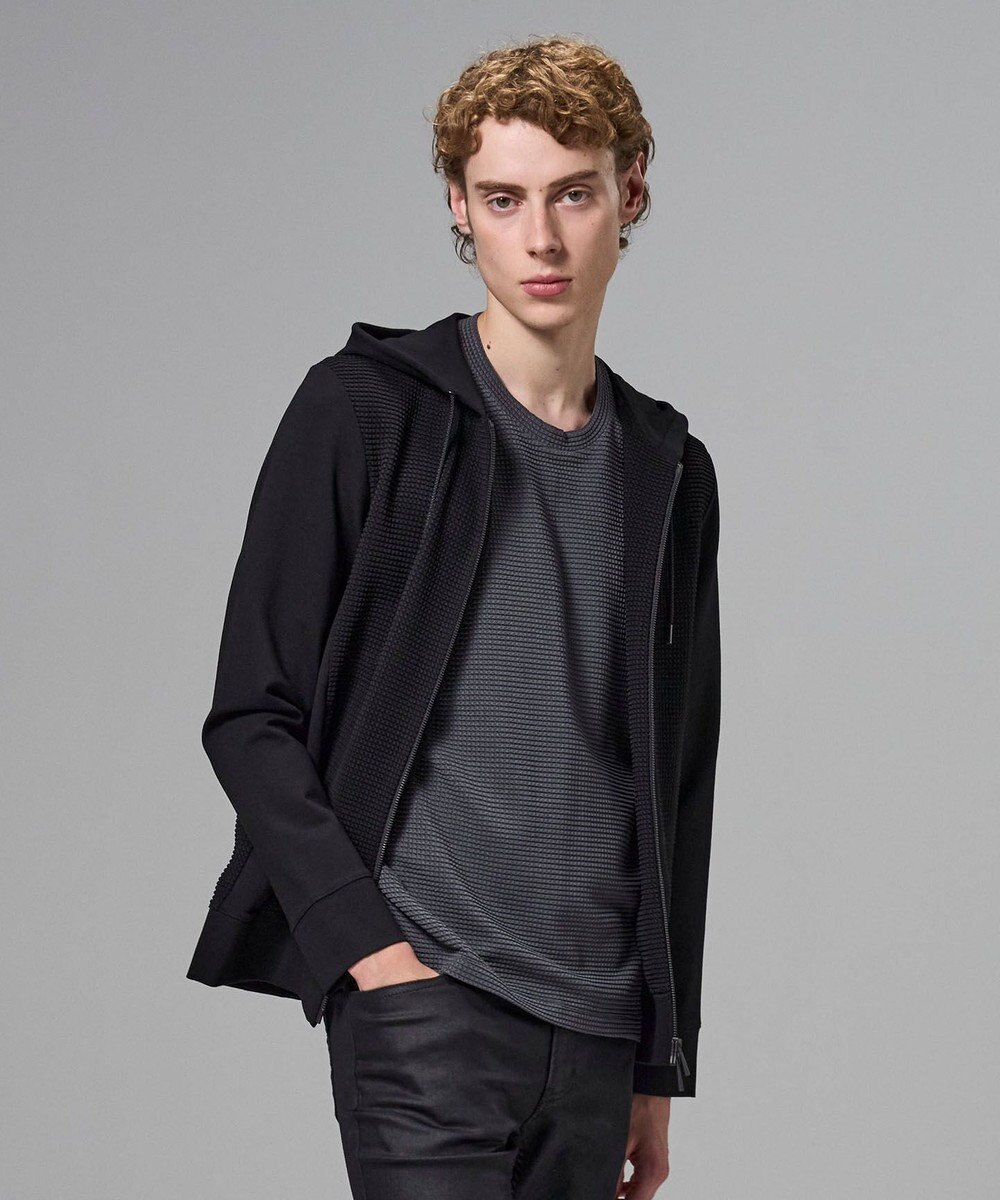JOSEPH HOMME 【オリジナル素材 】ライトタックジャージー   ジップアップフーディー 