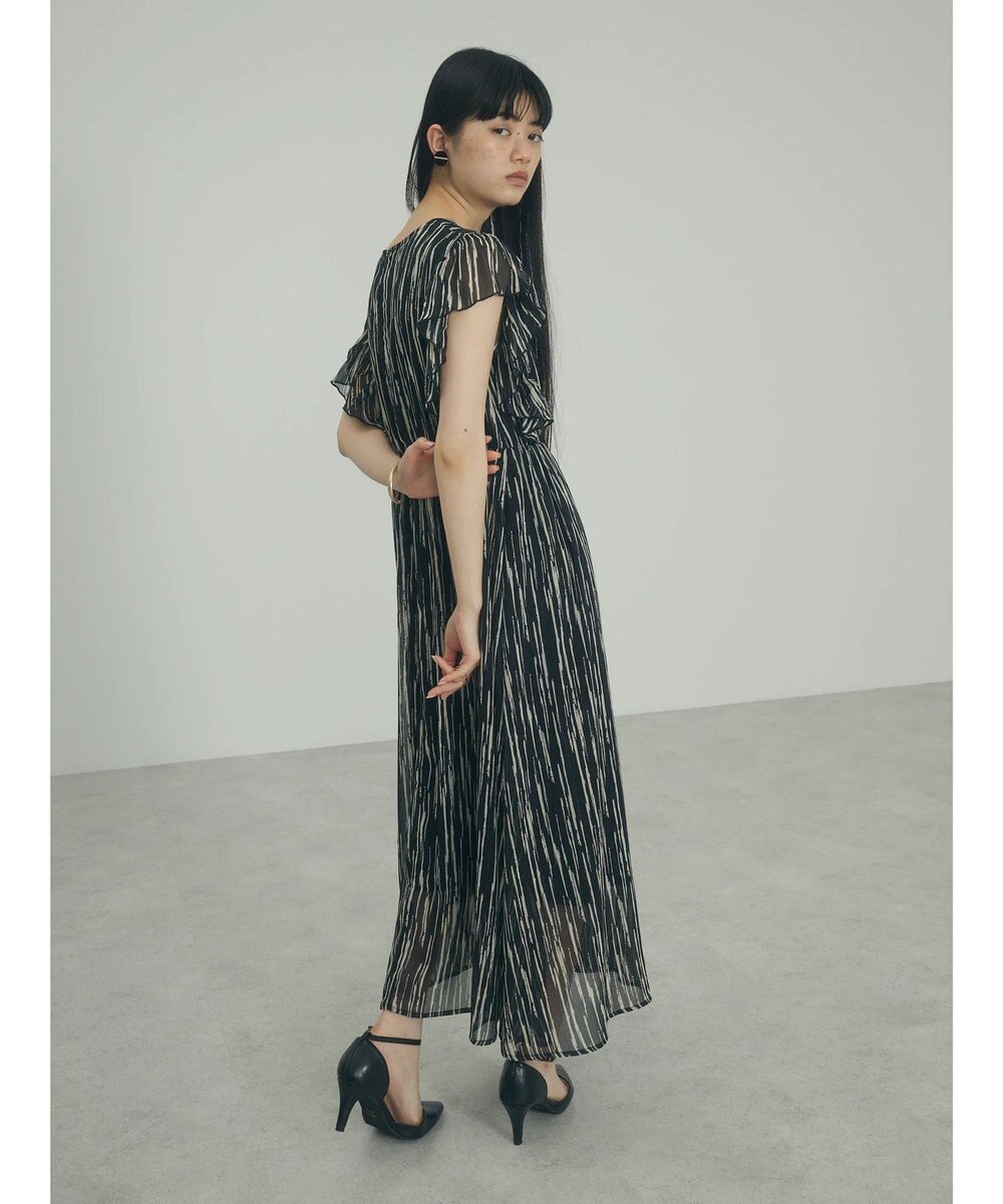 Green Parks ａ．肩フリルプリントワンピース 