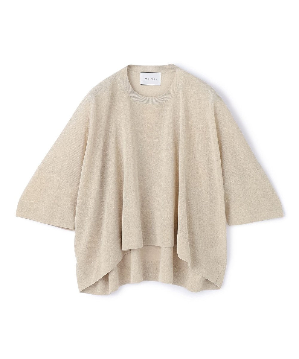 BEIGE， YOOPER / ドライタッチ シアーニット 