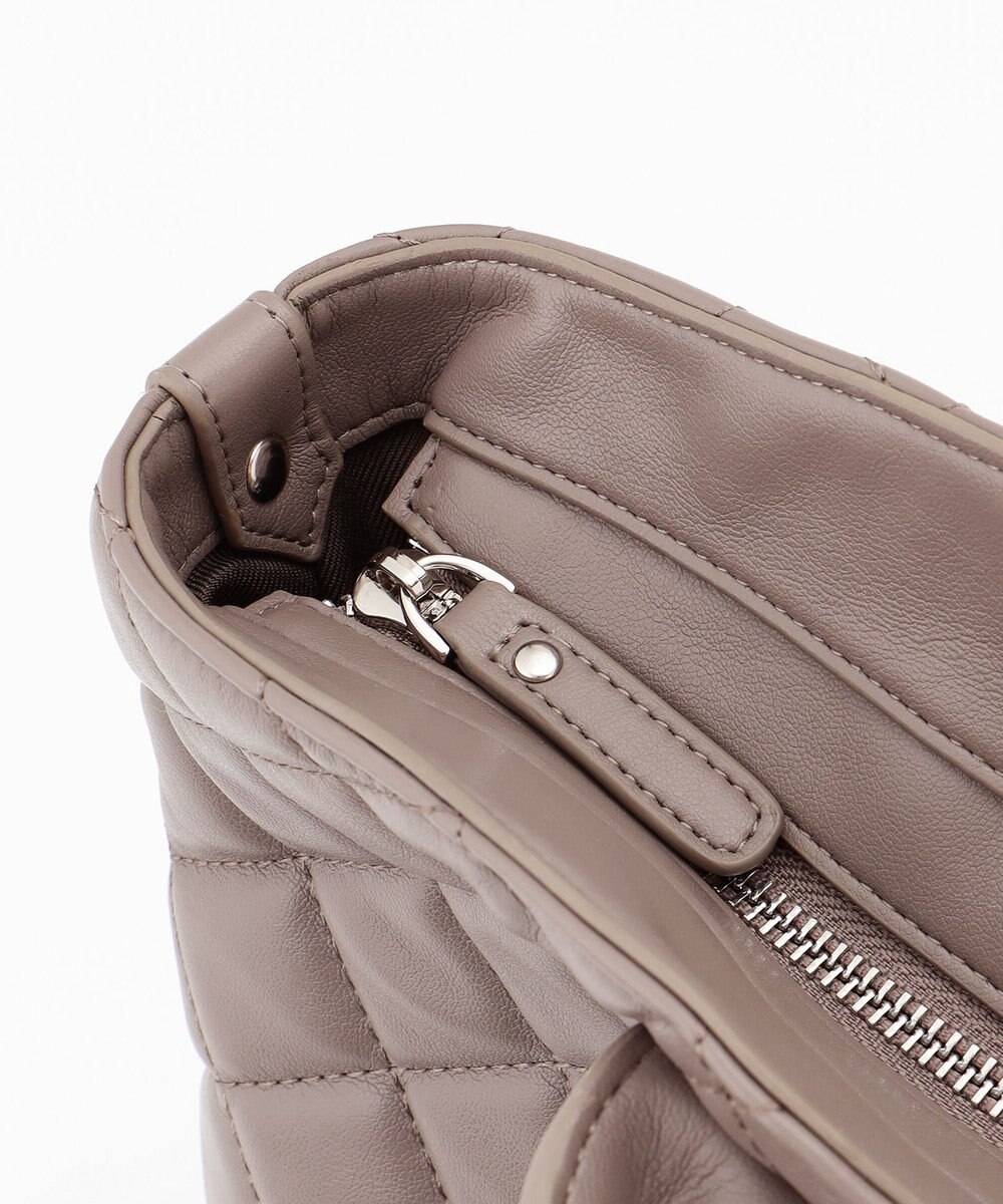 J.PRESS LADIES 【A4サイズ収納可】キルティング トートバッグ 