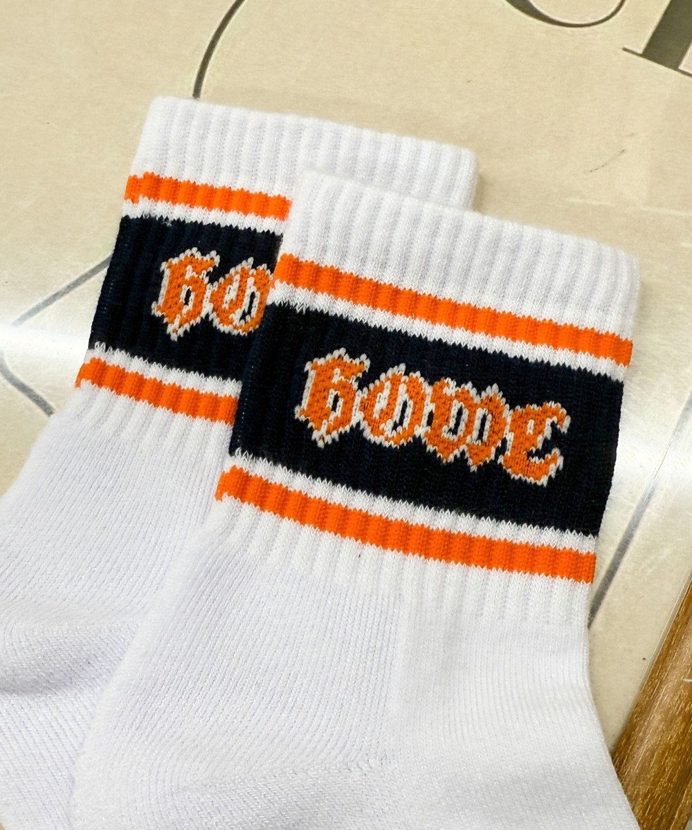 WEGO ラインロゴハイアンクルソックス 