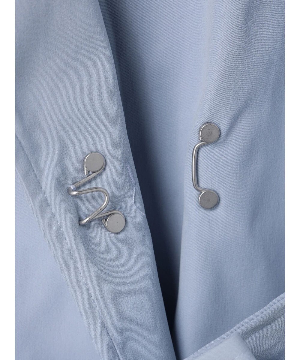 earth music&ecology 着流しロングトレンチ 