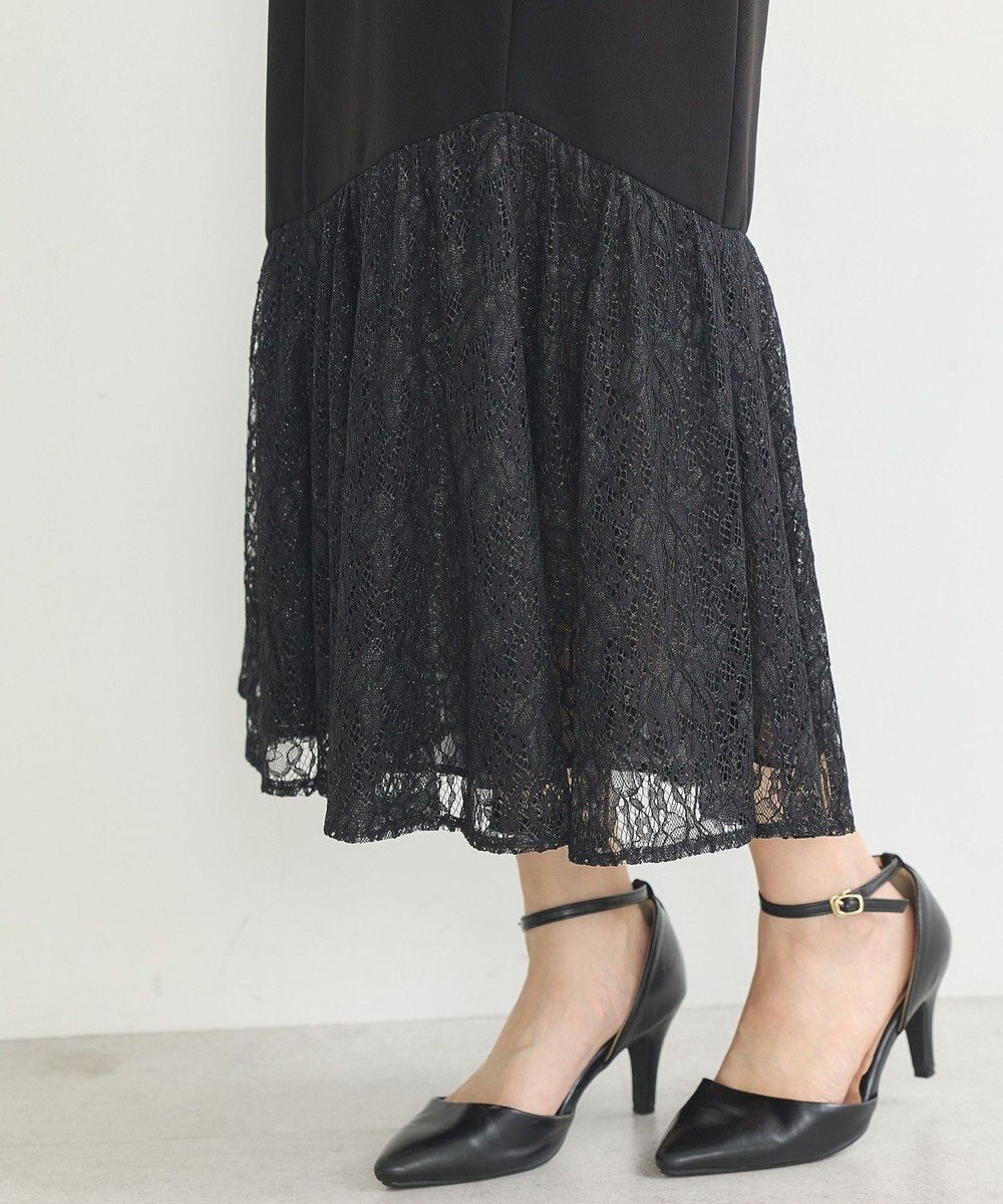 earth music&ecology レースドッキングスカート 