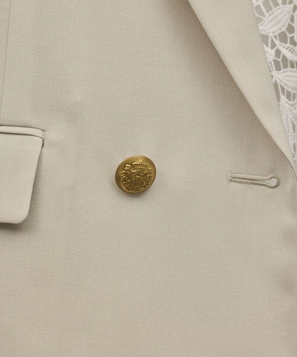 GRACE CONTINENTAL バックタックテーラードジャケット 