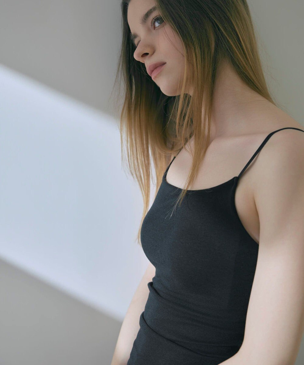 une nana cool 【綿混】364ブラトップ　キャミソール 