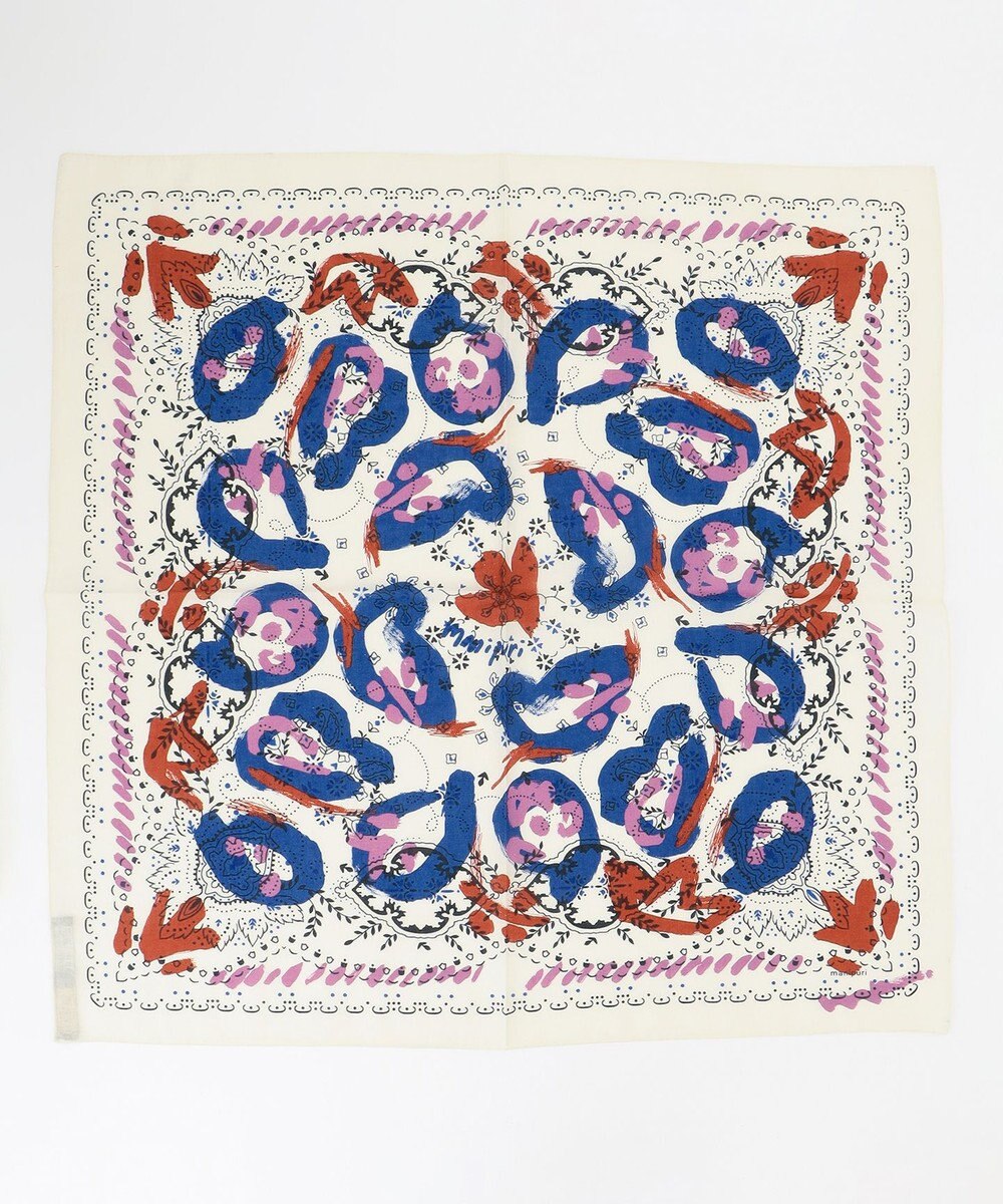 23区 manipuri ヴィンテージモチーフ スカーフ 