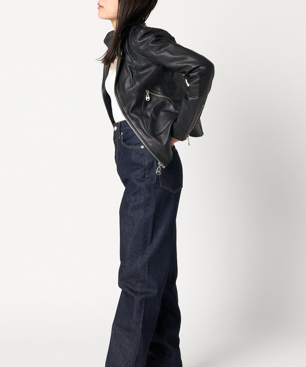 woadblue ＜DOMA＞HOODIE JACKET BLACK 